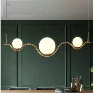 gold pendelleuchte für esszimmer kronleuchter plafond - Bild 1 von 1