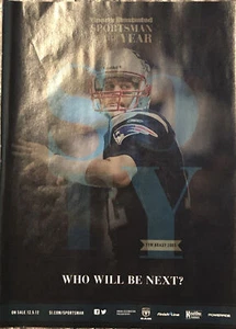 Tom Brady SI 2012 Deportista del Año Anuncio Impreso ¿Quién será el próximo? Anuncio promocional - Imagen 1 de 4