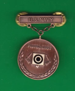 US MARINE TEAM PISTOLE BRONZE ABZEICHEN - Bild 1 von 1
