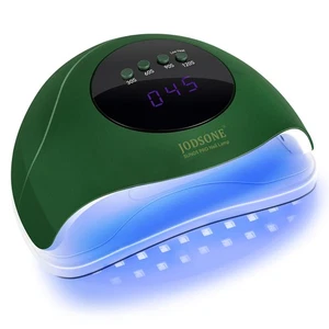 UV LED Nail Lamp Gel Dryer with Auto Sensor 4 Timers for Home Salon Green - Picture 1 of 5