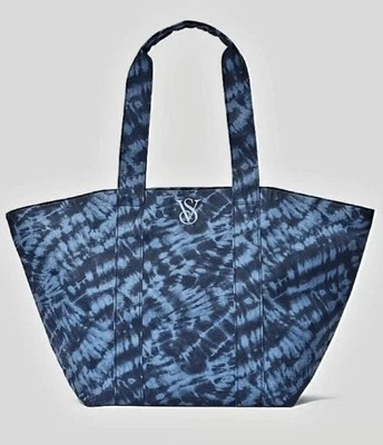 Victoria's Secret сумка с короткими ручками женщин синий галстук краситель пляж ремень Cary молнии новый - Изображение 1 из 4