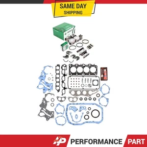 Full Gasket Set Pistons Bearings Fit 04-11 Mitsubishi Galant Lancer 2.4 4G69 - Picture 1 of 12