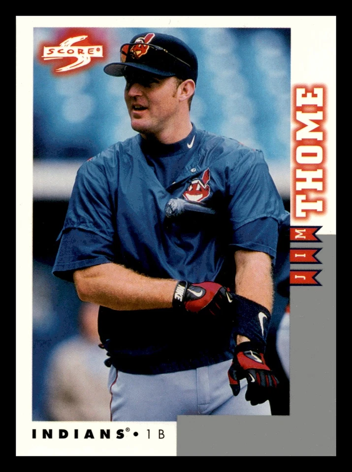 Jim Thome 1998 Score Rookie & Traded #RT31 HOF Cleveland Indians Mint - Image 1 of 2