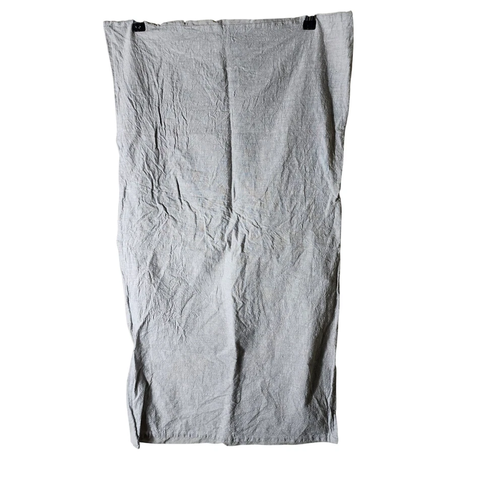 Juego de 2 MAGNOLIA CORAZÓN Y MANO Gris Claro Texturizado Mezcla de Lino KING Almohada Falsa Foto 1 de 4