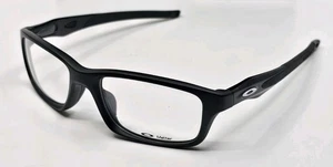 Oakley CROSSLINK Eyeglasses 55 18 140 Matte Black FRAMES ONLY - Picture 1 of 7