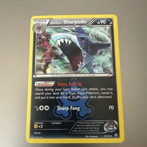 Pokemon TCG Double Crisis Team Aqua's Sharpedo 21/34 Holo NM - Bild 1 von 2