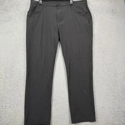 Pantalones de golf Callaway para hombre 40X32 negros chinos frente plano rendimiento elástico flexible Foto 1 de 4
