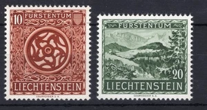 Liechtenstein 1953 postfrisch kurzer Satz MiNr#319-320 selten und hoher Wert 110 Euro - Bild 1 von 2