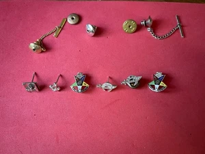 Vintage Lot of 6  Sterling Masonic Pins - Picture 1 of 5