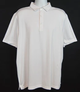 Vineyard Vine Polo Shirt Mens XL Golf Performance Stretch Solid Cotton White - Picture 1 of 8