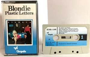 BLONDIE, PLASTIC LETTERS, PAPER LABELS 1978 UK CASSETTE, TESTED, EXCELLENT - Picture 1 of 5