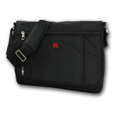 Travel N Meet Umhängetasche schwarz Polyester Laptoptasche 15 Tasche OTD4201S - Bild 1 von 4