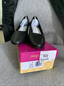 Pick Size - Easy Street 31-8021 Women's Black Ballari  Pump Round - Picture 1 of 7