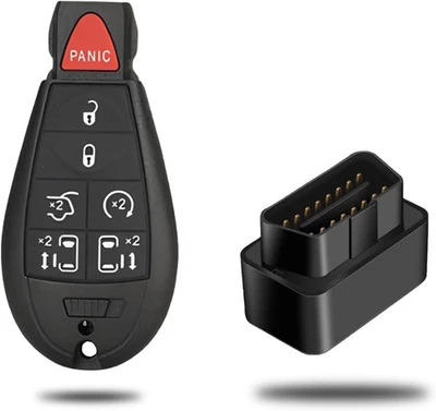 Remote Key Fob Program For 2008-2019 Dodge Grand Caravan Chrysler Town & Country - Image 1 of 4