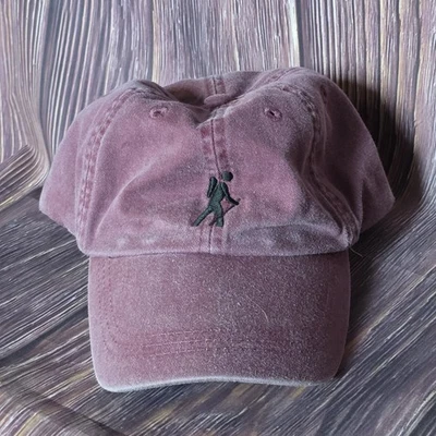 Sombrero ajustable forrado de malla Adams Cool Crown correa de cuero rosa resistente a la intemperie excursionista Foto 1 de 4