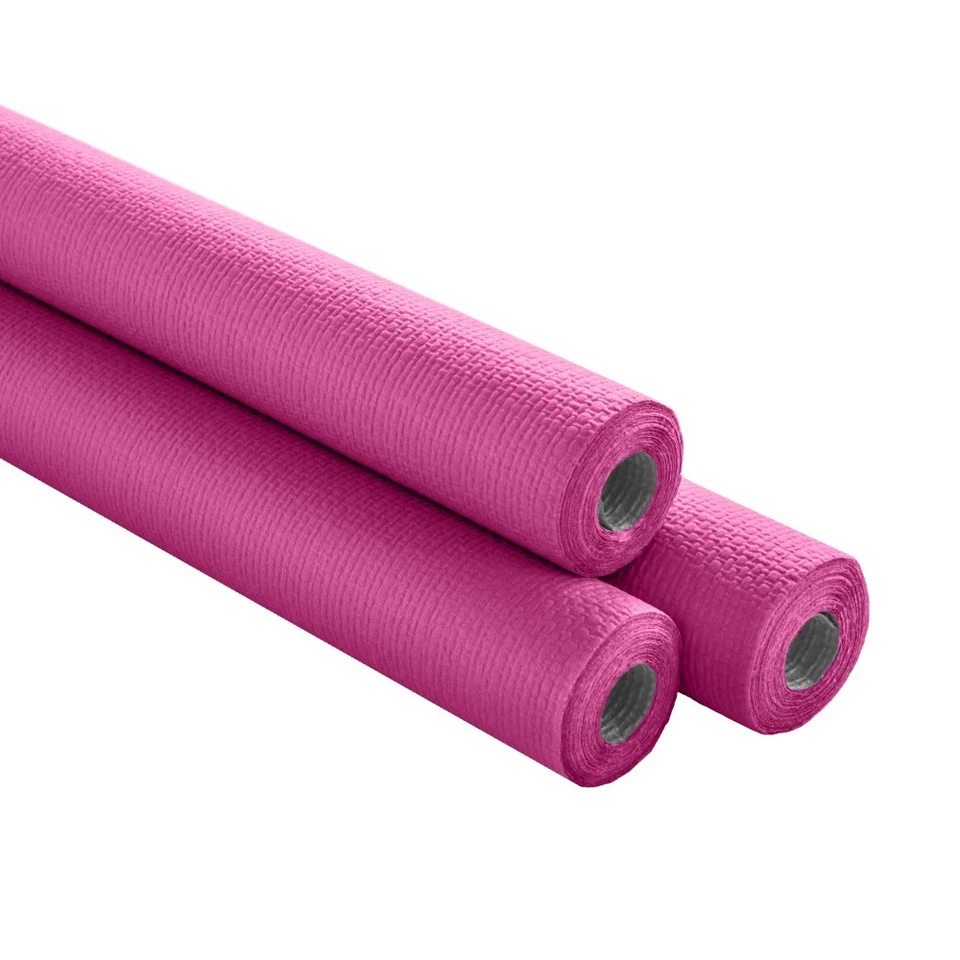 SUBITODISPONIBILE Tovaglia in carta Goffrata rotolo da 1.18x7 metri colore FUCSIA 1EJA