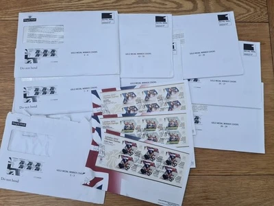 Stamp Collection London 2012 Team GB Gold medal Winners Folder With Compendium - Image 1 of 3