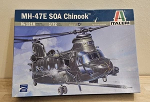 Kit Modelo Chinook Italeri ESCALA 1:72 MH-47E SOA #1218, Sellado  - Imagen 1 de 6