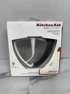 KitchenAid KFE5T Neigekopf Flex Edge Quirl, 4,5/5 Quart, weiß NEU im Karton - Bild 1 von 2