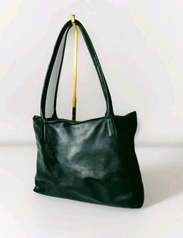 Betty Barclay Womens Black Leather Shoulder Bag Medium Size - Image 1 of 4