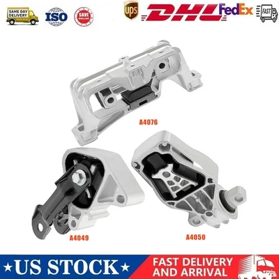 3Pcs Fits Mercedes-Benz CLA250 GLA250 GLA45 AMG Engine Motor &Torque Strut Mount Foto 1 de 4