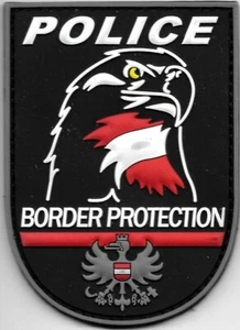 KLETT Austria BORDER PROTECTION Police 3D GOMA parche frontera policía insignia. - Imagen 1 de 2
