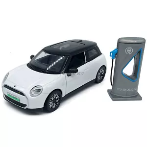 1:28 2024 BMW Mini Cooper Model Car Diecast Toy Cars Toys for Boys Kids White - Picture 1 of 12
