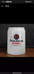 Beer Stein - Paulaner Weissbier - 0.5L - Stoneware - Munich - Germany - Picture 1 of 4