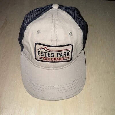 Gorra de béisbol Estes Park Colorado Trucker angustiada Foto 1 de 4