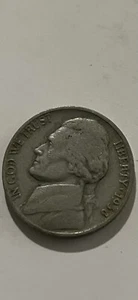 1958 Jefferson Nickle! No Mint Mark!! Good Value - Picture 1 of 2