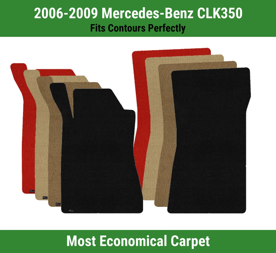 Alfombrillas de primera fila Lloyd Velourtex para Mercedes-Benz CLK350 2006-2009  Foto 1 de 4