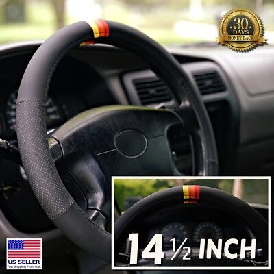 TRD Retro Stripes Steering Wheel Cover for 2014-2019 Toyota Corolla, 11th Gen - Image 1 of 4