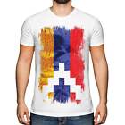 Nagorno-Karabakh Republic Grunge Flag Mens T-Shirt Tee Top Shirt Clothing Jersey