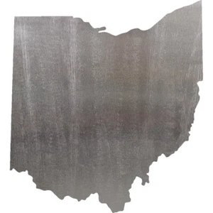 Decoración de arte de metal recortado de acero de Ohio - Imagen 1 de 1