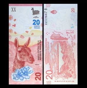 ARGENTINE Billet 20 Pesos * 2019-2020 * UNC / NEUF - Zdjęcie 1 z 1