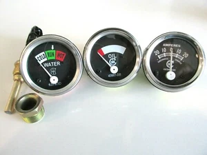 Temperatur Amp Ölanzeige Set für Farmall IH W4-9 T6 IHC 1939-1946 - Bild 1 von 5