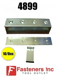 (4899) P3922 1-5/8 4 Hole Int. / Ext. Coupler Splice 4 Unistrut Channel 10/BOX - Picture 1 of 2
