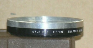 Tiffen Series 8 67.5 M 8 Screw-In Lens Adapter with a Retaining Ring - Picture 1 of 1