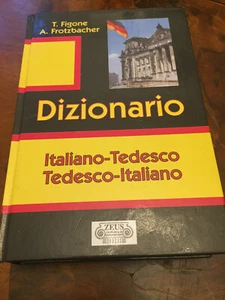 Dizionario Italiano Tedesco tedesco-italiano Figone Frotzbacher Zeus 2000 - Picture 1 of 1