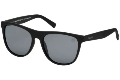 Gafas de sol Timberland TB9124 05H mate negro espejo polarizadas marco 56-17-145 Foto 1 de 4