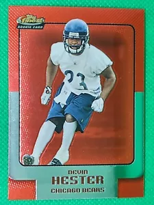 2006 Topps Finest #125 Devin Hester HOF ROOKIE Chicago Bears / Miami Hurricanes - Photo 1 sur 3