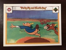 1990 Upper Deck Comic Ball #58 - Porky Pig/Charlie Dog