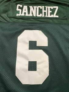 Mark Sanchez New York Jets VINTAGE STITCHED Reebok NFL Equipment Jersey - Picture 1 of 9