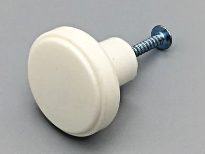 CREAM / MAGNOLIA KNOBS 32mm mushroom cupboard door cabinet drawer knob (471) - Image 1 of 4