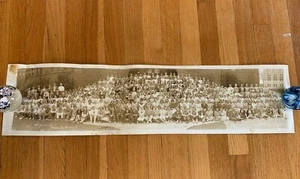 Vintage 1938 University of Vermont College PANORAMAFOTO Burlington VT antik UVM - Bild 1 von 12