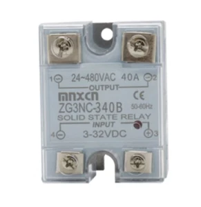 1 PIEZA NUEVO AJUSTE PARA RELÉ DE ESTADO SÓLIDO ZG3NC-340B 3-32VDC 24-480VAC 40A - Imagen 1 de 4