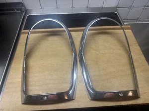 Paar BOSCH Chrom Lampenring Zier Rahmen Scheinwerfer W 108 109 111 Cp., Mercedes - Bild 1 von 10