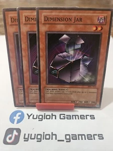 Yu-Gi-Oh Dimension Jar X3 MFC Unlimited Common Light Played - Picture 1 of 1