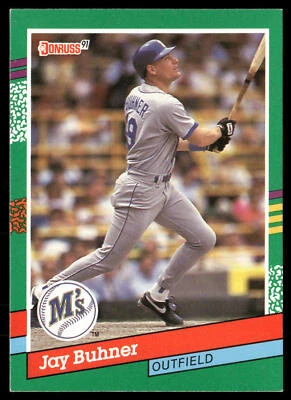1991 Donruss #509a Jay Buhner - Image 1 of 2