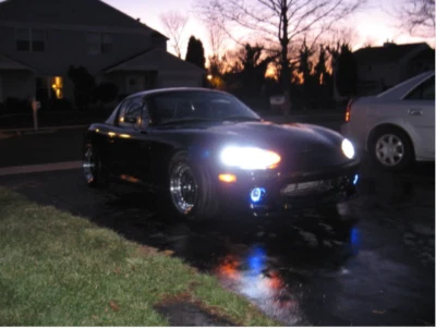 Kit de luces antiniebla ojo de ángel halo azul para Mazda MX-5 Miata 2001-2005  Foto 1 de 4